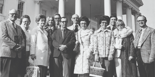 Texas wheat leaders in front of White House